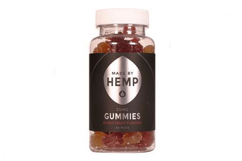 Natural CBD Gummies 25mg CBD ea | Made By Hemp