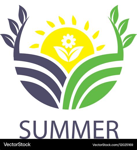 Logo summer Royalty Free Vector Image - VectorStock