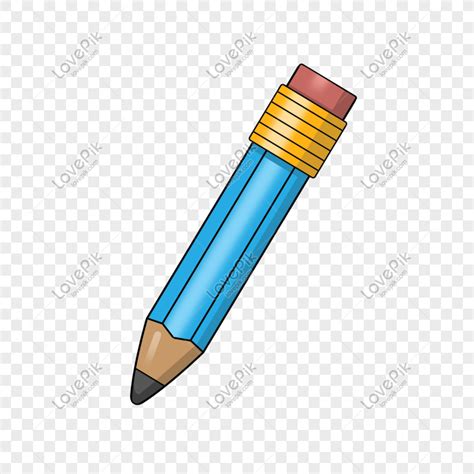 Hand Drawn Learning Stationery Pencil Illustration, Hand-painted, Study ...