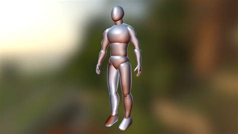 Monigote hombre / base male humanoid - Download Free 3D model by Andres ...