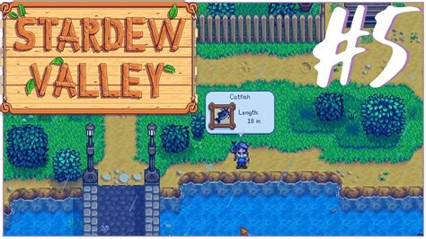 CATFISH! | Stardew Valley Let's Play - 1.4 Update | Part 5 - YouTube