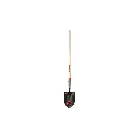 Razorback 48 In. Round Point Closed Back Digging Shovel with Wood ...