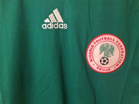 NIGERIA SOCCER Jersey National team shirt, Men’s L, Adidas Climacool ...