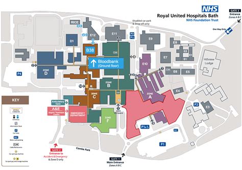 Maps | Royal United Hospitals Bath