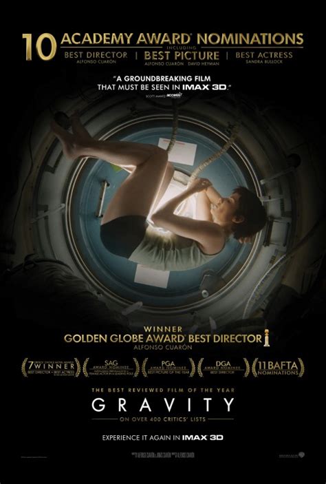 Gravity Movie Poster (#7 of 8) - IMP Awards