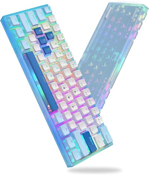 Buy Womier WK61 60% Keyboard Mechanical, Hot-Swappable Ultra-Compact ...