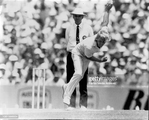 Jeff Thomson - Action - Bowling. January 4, 1983. . News Photo - Getty ...