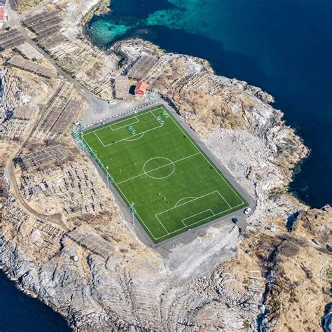 This Football Stadium in Henningsvær - photofun4ucom