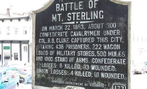 Battle of Mt. Sterling, KY | Kentucky attractions, My old kentucky home ...