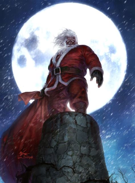 Santa Claus 2015, InHyuk Lee | Santa art, Santa claus pictures, Santa claus drawing