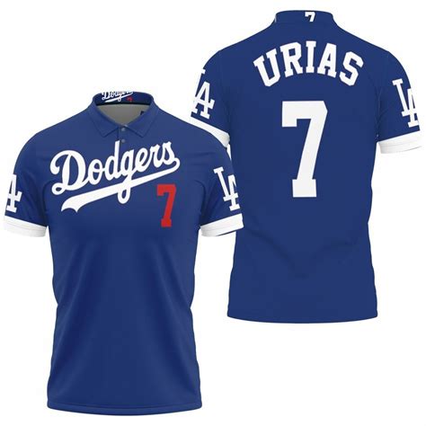 Los Angeles Dodgers Julio Urias 7 2020 Mlb Blue Jersey Inspired Style ...