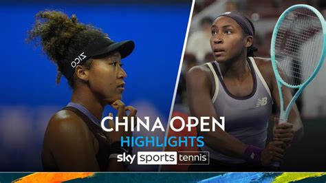 Naomi Osaka vs Coco Gauff | China Open highlights | Tennis News | Sky ...