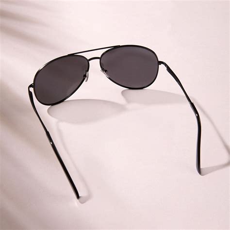 Classic Black Polarized Aviator Sunglasses – www.pipabella.com