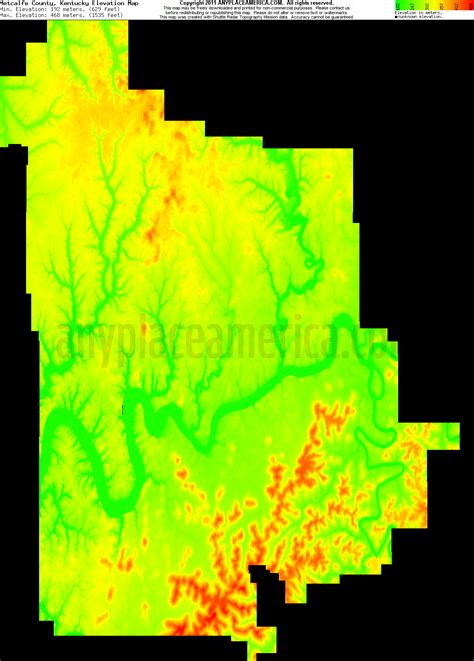 Free Metcalfe County, Kentucky Topo Maps & Elevations