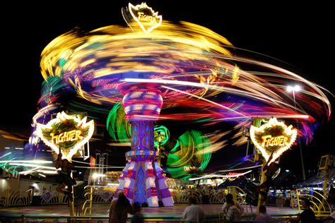 Midway ride at The State Fair of Texas. Photography by Kevin Brown