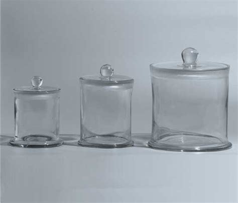 Specimen laboratory glass Jars With Ground Knobbed Lid – K/ – Kyntel