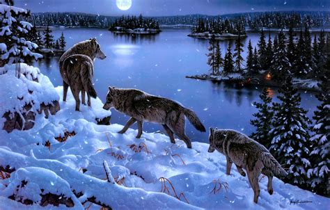 Animated Wolf Art Wallpapers | Wolf Pack Wallpapers - Wallpaper Cave | Wolf wallpaper, Wolf ...