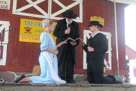 the kutztown folk festival at right is the rev dr harry ... | Amish ...