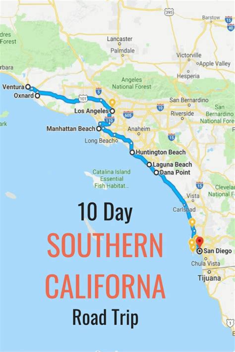 10 Day Itinerary - Best Places To Visit In Southern California ...