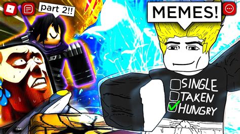 ROBLOX Strongest Battlegrounds — Funny Moments (MEMES) #2 💪 - YouTube