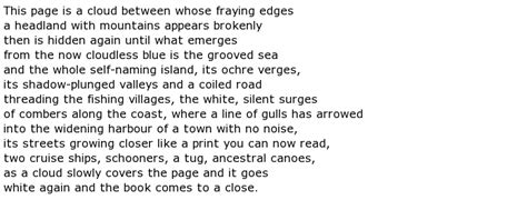 Derek Walcott Poems > My poetic side