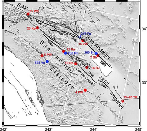 Southern San Andreas‐San Jacinto fault system slip rates estimated from ...