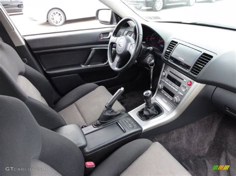 Charcoal Tweed Cloth Interior 2005 Subaru Legacy 2.5 GT Sedan Photo ...