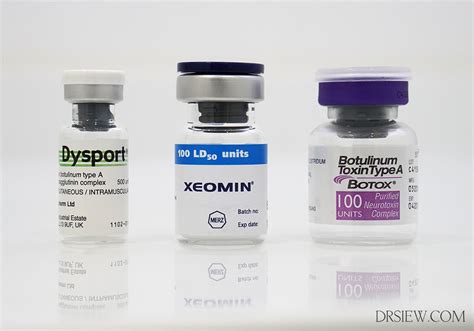 BOTOX vs DYSPORT vs XEOMIN: Their Differences and Similarities