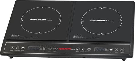 Sowbaghya Crystal Double Burner Induction Cooktop - Buy Sowbaghya Crystal Double Burner ...