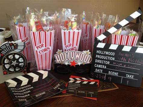 Hollywood-movie theme party for birthdays. Make it fun for the kids ...