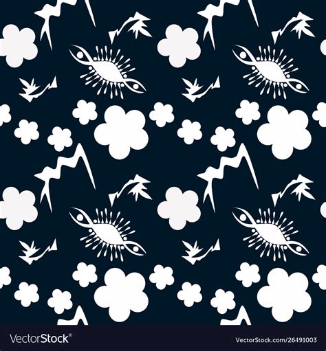 Abstract flower pattern Royalty Free Vector Image