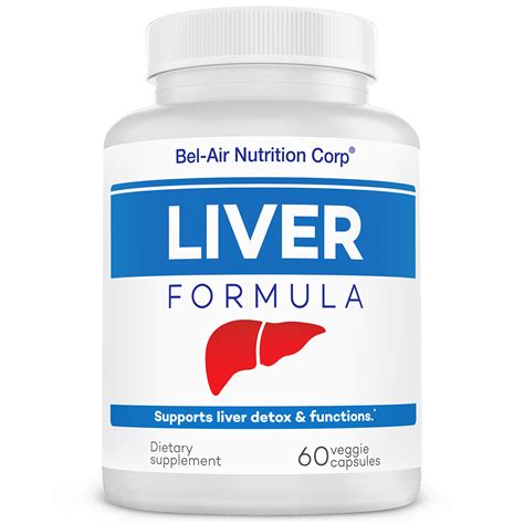 Liver Formula: Liver cleanse, detox and support supplement with milk thistle, dandelion ...