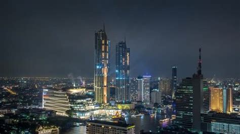 4k timelapse - city skyline cityscape Stock Footage Video (100% Royalty ...