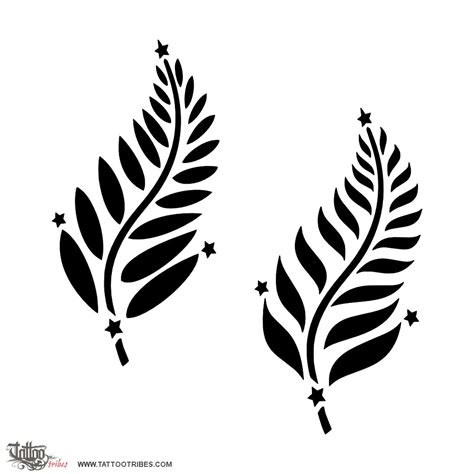 Silver Fern Drawing | Free download on ClipArtMag