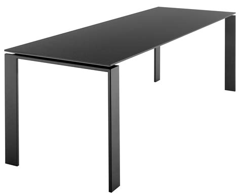 Table FOUR de Kartell, 158 x 79, Noir