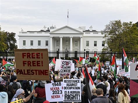 Pro-Palestine Protesters Flood D.C., Gather Outside White House