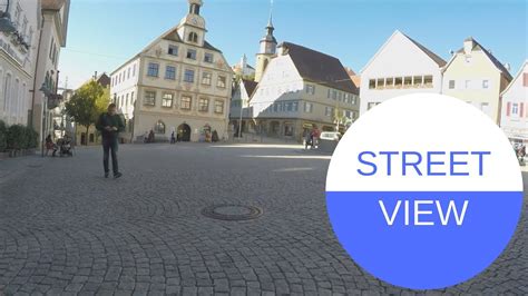 STREET VIEW in Vaihingen an der Enz in GERMANY - YouTube