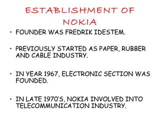 Nokia and it's downfall | PPT