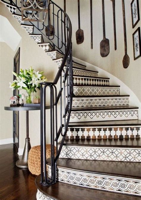 11 Unique And Stylish Staircase Decorating Ideas | Tiled staircase, House design, Staircase design