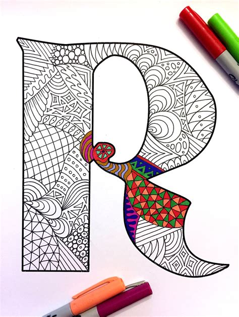 Alphabet Pencil Name Simple Doodle Art Letter A - Download Free Mock-up