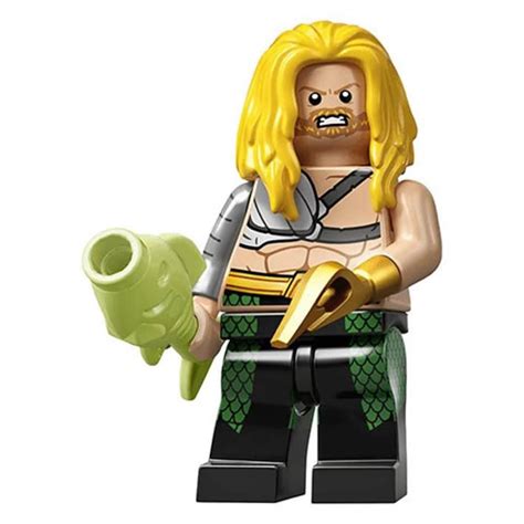 Aquaman LEGO DC Comics Collectible Minifigure Authentic CMF 71026 3 ...