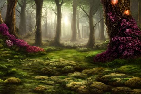 Forest Background, Forest Landscape Graphic by Landscape Shop ...