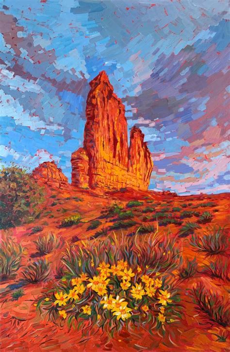 Arizona desert Painting by Dmytro Kindrat | Saatchi Art