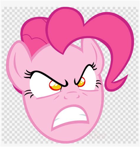 Angry Pinkie Pie Clipart Pinkie Pie Applejack Pony - Pinkie Pie Mad Face Transparent PNG ...