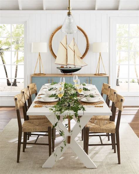 23 Best Inspirational Coastal Dining Rooms - Finding Sea Turtles