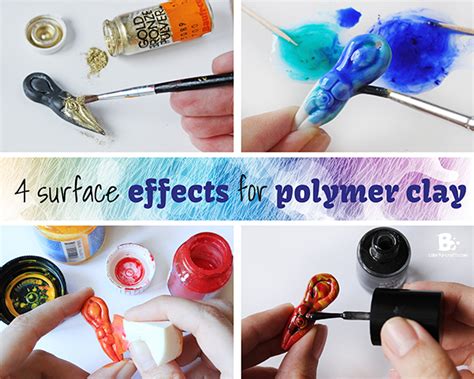 4 surface effects for polymer clay - colorful-crafts.com