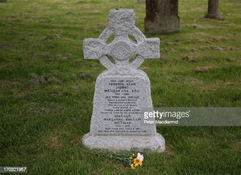 The tombstone of comedian Spike Milligan lies in the graveyard of St ...