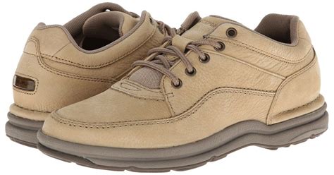 Rockport Leather World Tour Classic in Sand Nubuck (Natural) for Men - Save 12% - Lyst