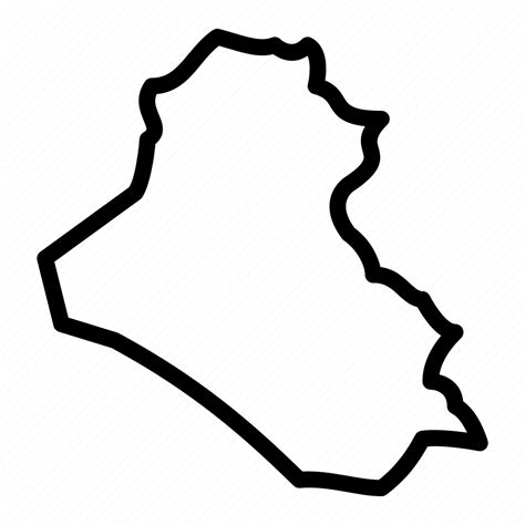 Iraq, asia, map, country, location icon - Download on Iconfinder