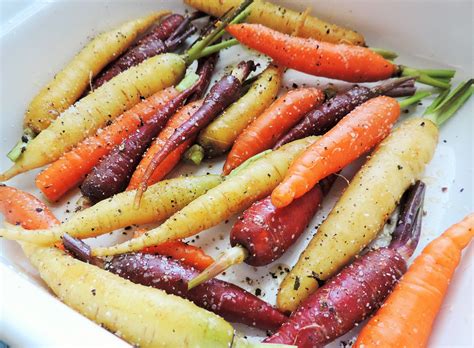 Tri-Colored Roasted Carrots - My Midlife Kitchen